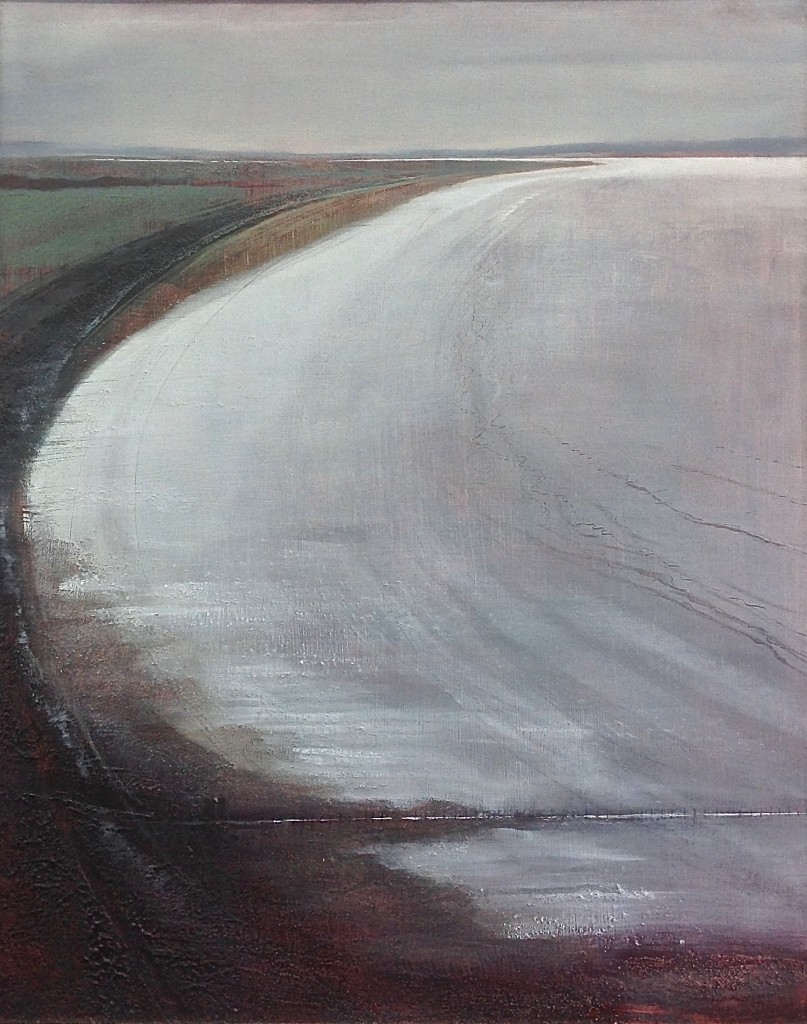 'Brean Sands' mixed media 64.5 x 52 cm