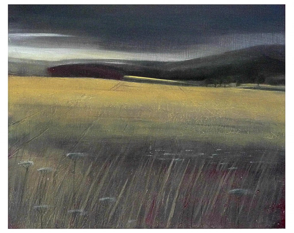 'COTSWOLD' OIL ON BOARD 22.5 X 28 CM