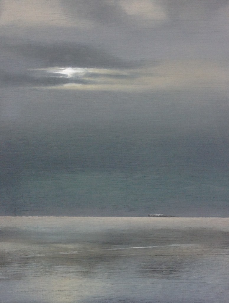 'From Overstrand' oil on board 24 x 18cm SOLD