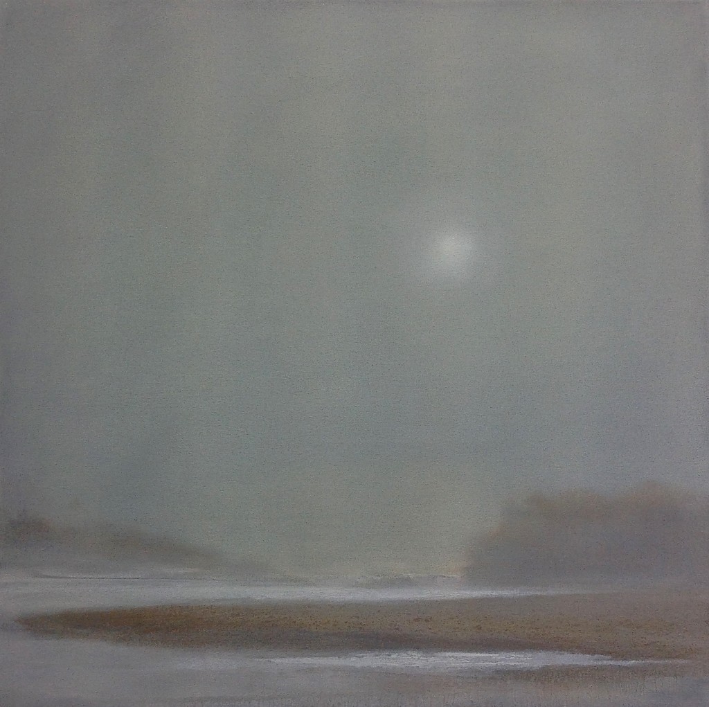 'Estuary 2' oil on canvas 80 x 80 cm SOLD