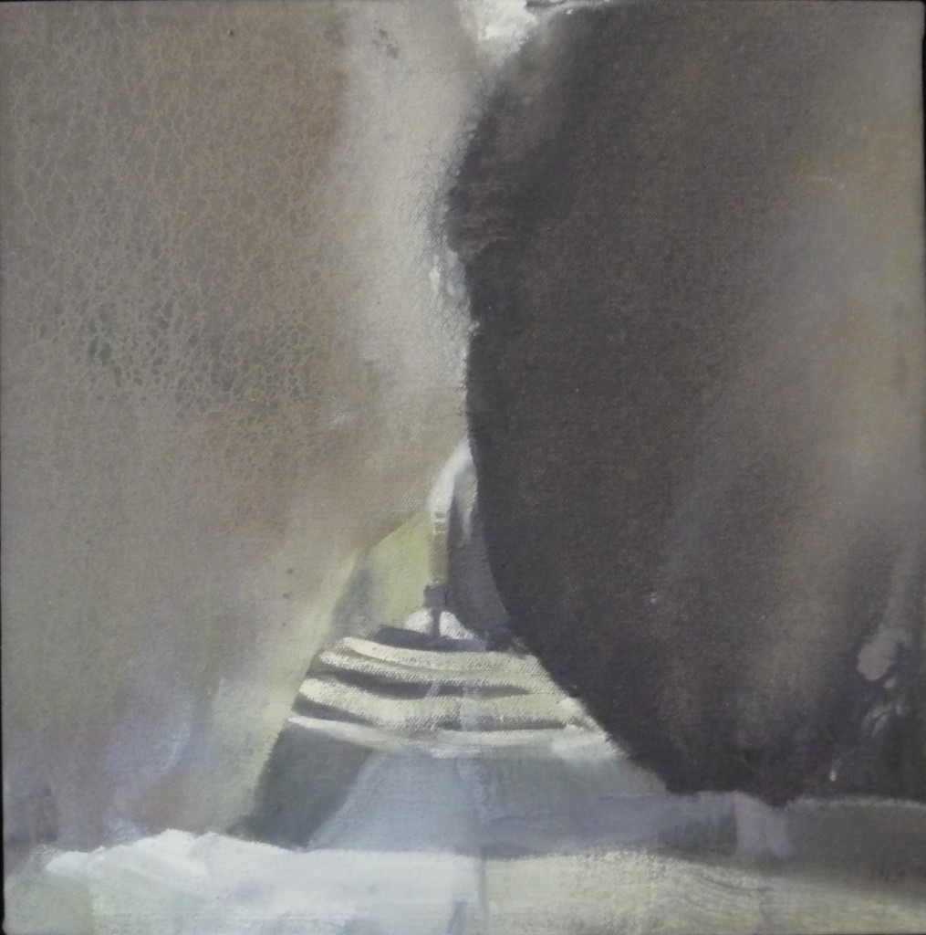 'Path 2' oil on canvas 25 x 25 cm
