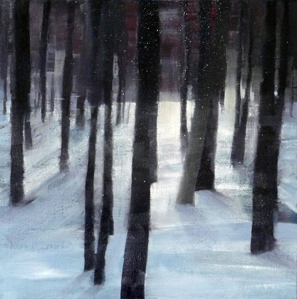 'Night Forest' oil on canvas SOLD