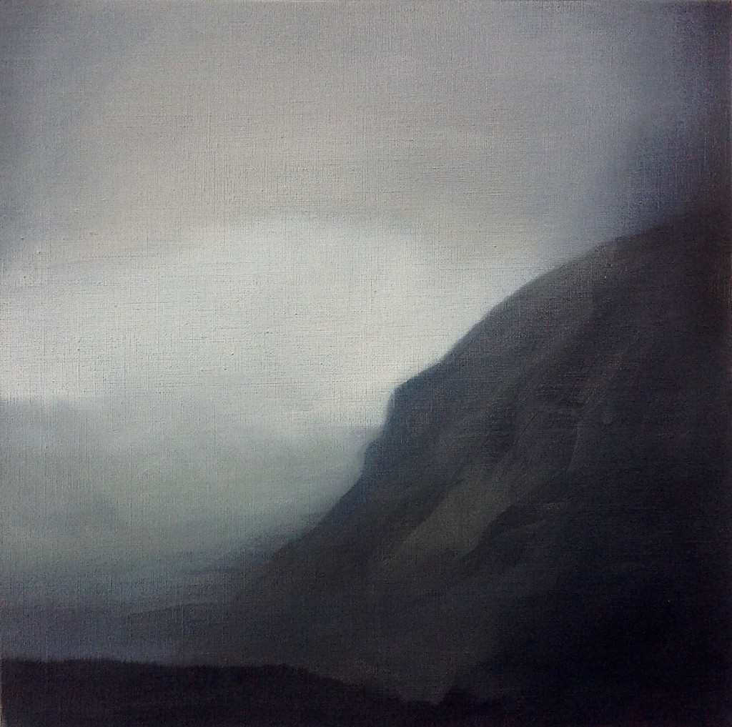 'Passing Storm' oil on linen 30 x 30cm SOLD